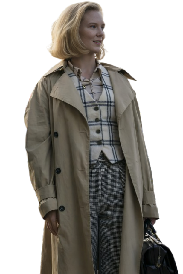 Dr. Kay Scarpetta Beige Coat